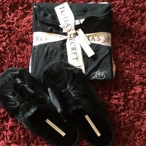 Victoria Secret pajamas and slippers